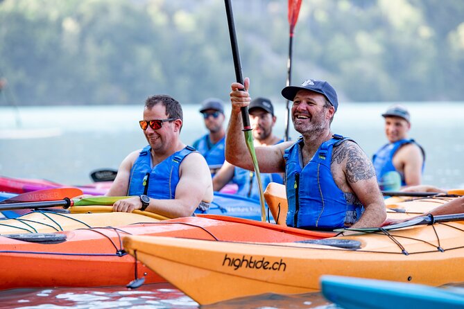 Kayak Tour of the Turquoise Lake Brienz - Lake Brienz paddling: turquoise water, open space, and optional breaks