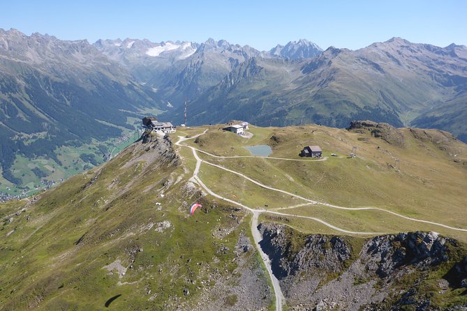 Klosters Tandem Paragliding Flight from Gotschna - The Flight Experience: Quiet Glide with Big Alpine Views