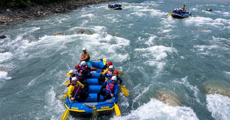 Laax, Flims, Ilanz: Vorderrhein Rafting (half day) - Getting there: Ilanz train station to Reichenau-Tamins, done right