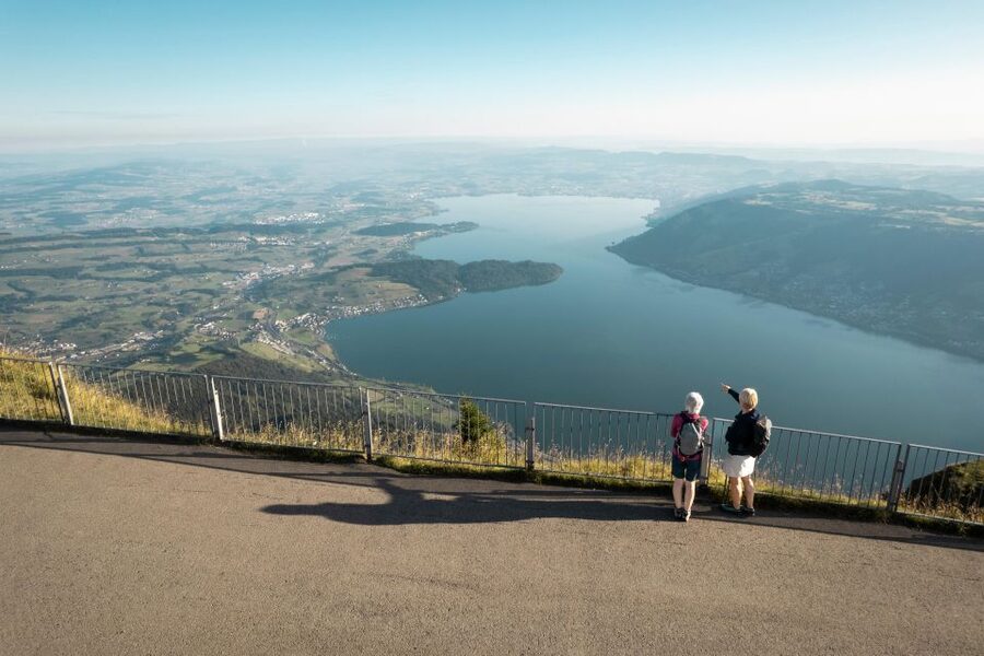Lucerne: Boat Trip, Mount Rigi Train, & Mineral Baths Ticket - Rigi Kulm: 360-Degree Views and a Descent You Control