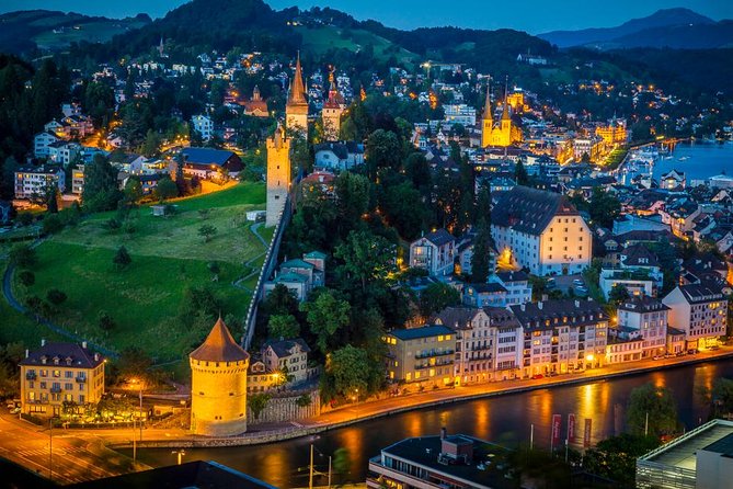 Lucerne by Night Photo Tour - Lucerne Castle with a lift ticket: skyline framing without the slog