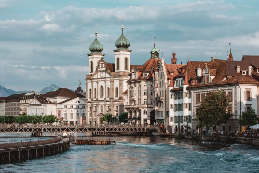 Lucerne: Guided Walking Tour with an Official Guide - Chapel Bridge and the octagonal water tower, explained in plain language