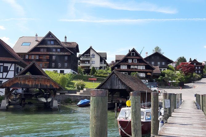Lucerne Lakeside and Villas Private Walking Tour - Schloss Neuhabsburg wine, lookouts, and the end-of-walk payoff