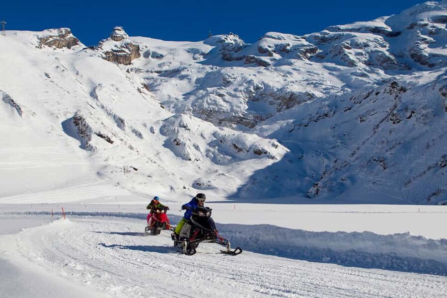 Lucerne: Mount Titlis Snowmobile Adventure - Lucerne start: Chapel Bridge, the lion, and a real sense of place