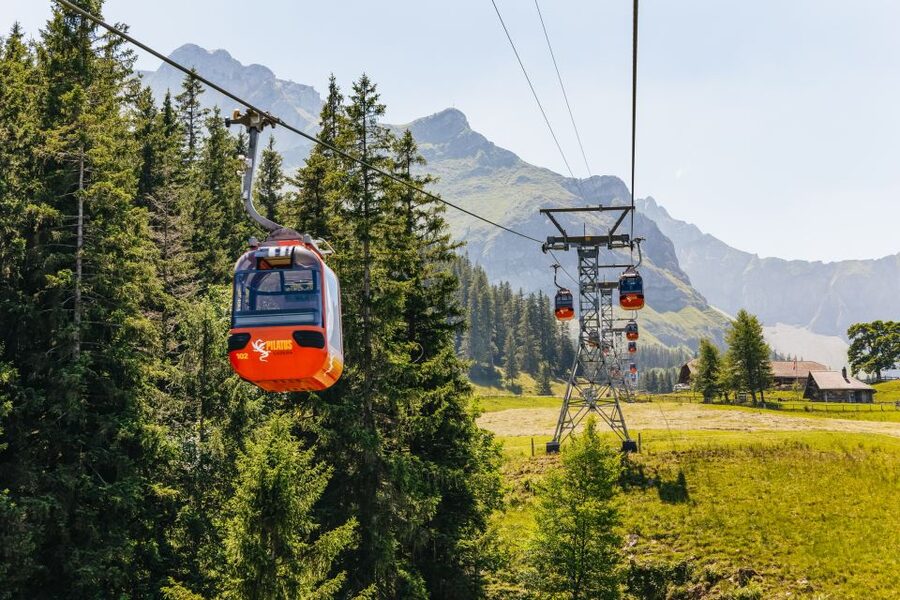 Lucerne: Mt. Pilatus Cable Car, Cogwheel Train & Lake Cruise - Kriens to Fräkmüntegg: panoramic gondolas and the first big wow