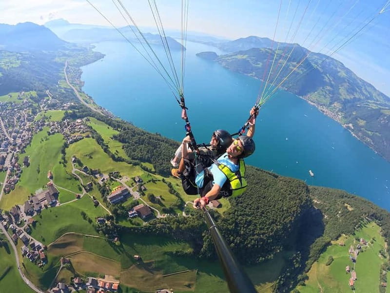 Lucerne: Paragliding Tandem Flights - The 5-minute briefing that actually makes you relax