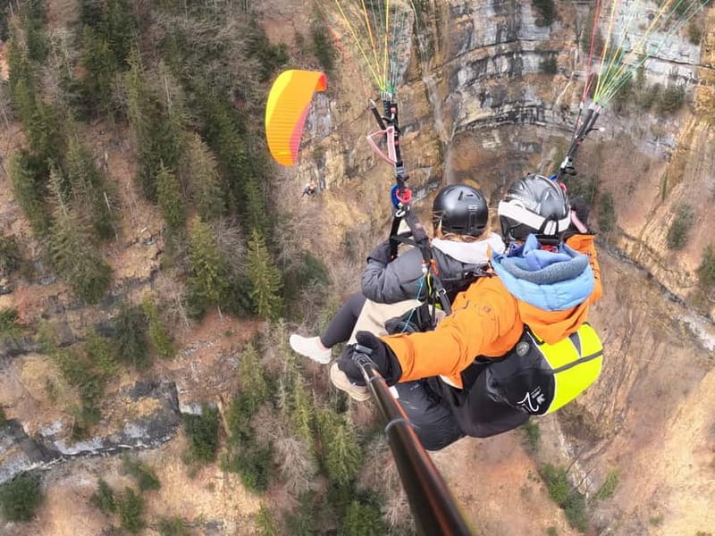 Lucerne: Paragliding Tandem Flights - Landing at the official area, then walking back