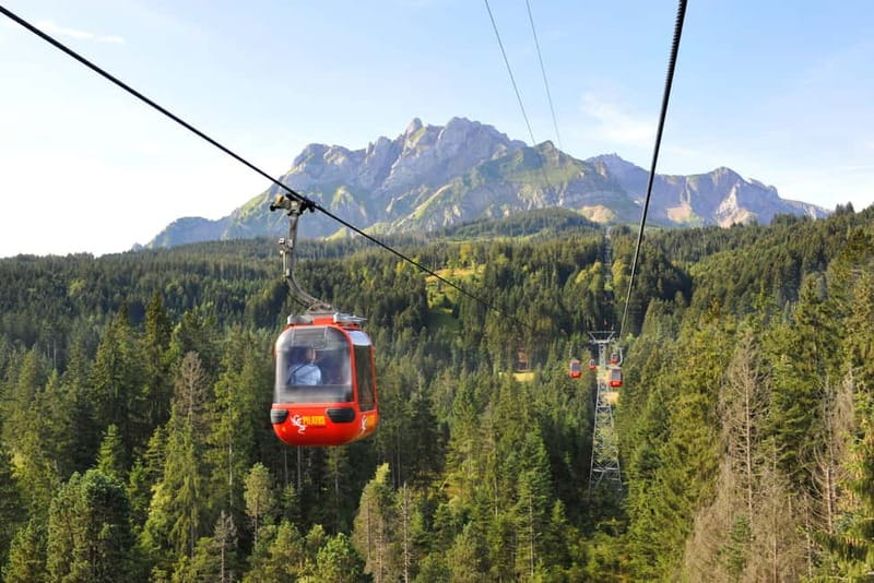 Lucerne: Small group tour to Mount Pilatus, Ride the Dragon - Down from Pilatus to Alpnachstad: the panoramic train moment (summer option)