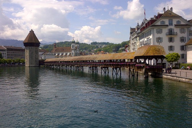 Lucerne small group walking tour and Lake Cruise from Basel - Old Town streets and Chapel Bridge: the classic Lucerne loop