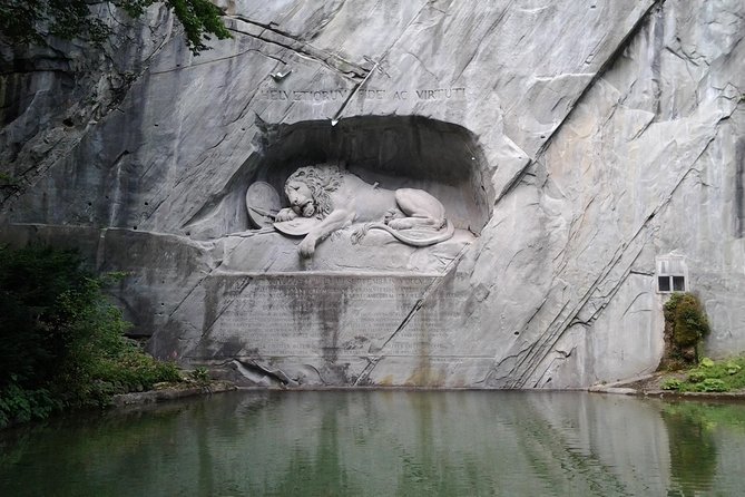Lucerne small group walking tour and Lake Cruise from Basel - Lion Monument: the stop that makes people pause