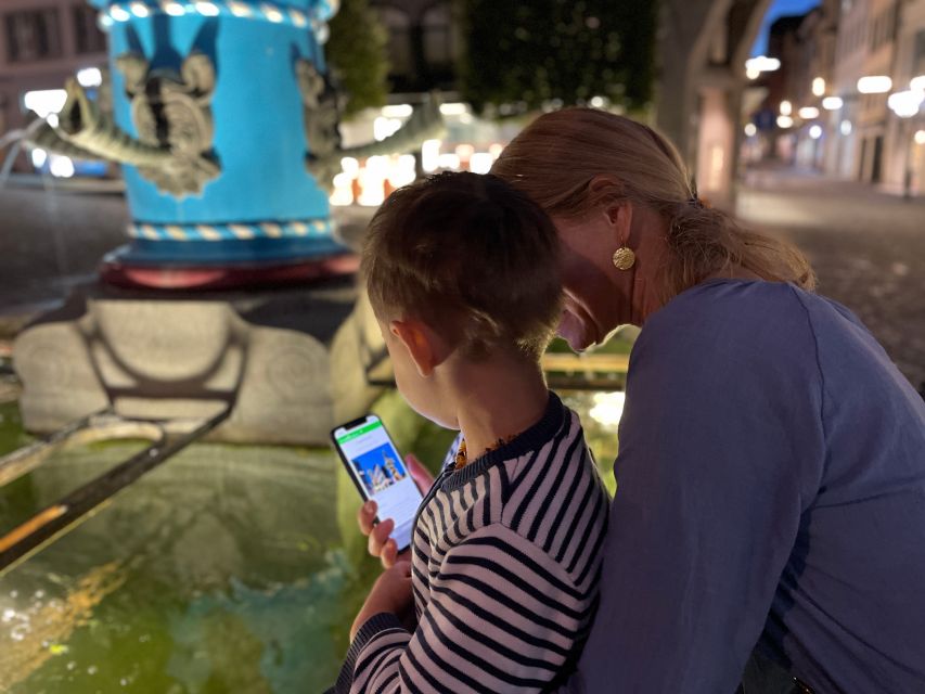 Lucerne: Smartphone walking tour - cool Lucerne old town - Augmented reality surprises: what to check on your phone