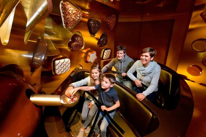 Lucerne: Swiss Chocolate Adventure Experience - Entering the chocolate themed world at the Museum of Transport