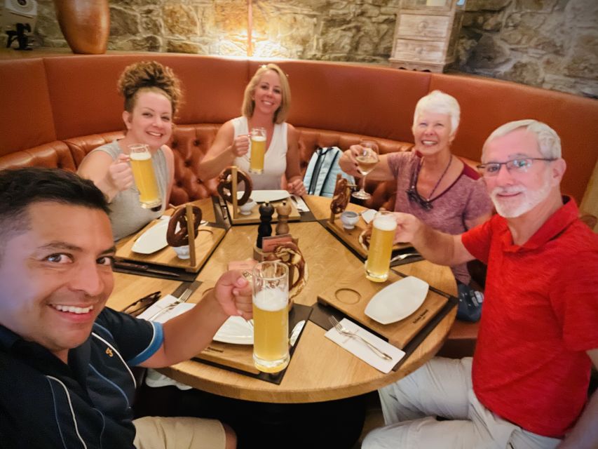 Lucerne: Swiss Zvieri Traditional Tasting Experience - Savory snacks you would actually want again: sausages and pretzels