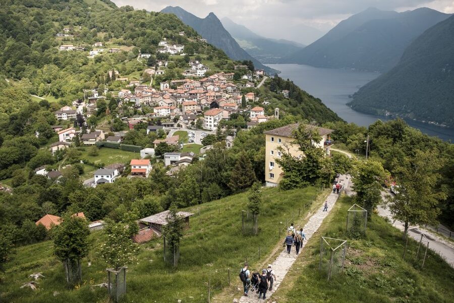 Lugano: 4.5-Hour Monte Bré Visit w/ Funicular Ride - From Lugano Center to Cassarate by Boat, Get Your Bearings Fast