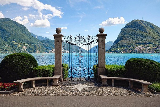 Lugano & Morcote, Lake Lugano, private guided tour, from Lugano - Stop 1 in Lugano: Via Nassa, St. Lorenz, and a 16th-century fresco