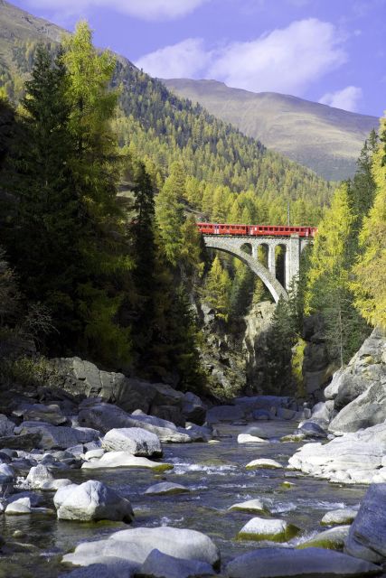 Milan to St. Moritz: Scenic Bernina Train Tour with Guide - Bernina Pass up high, then Tirano break before the return to Milan