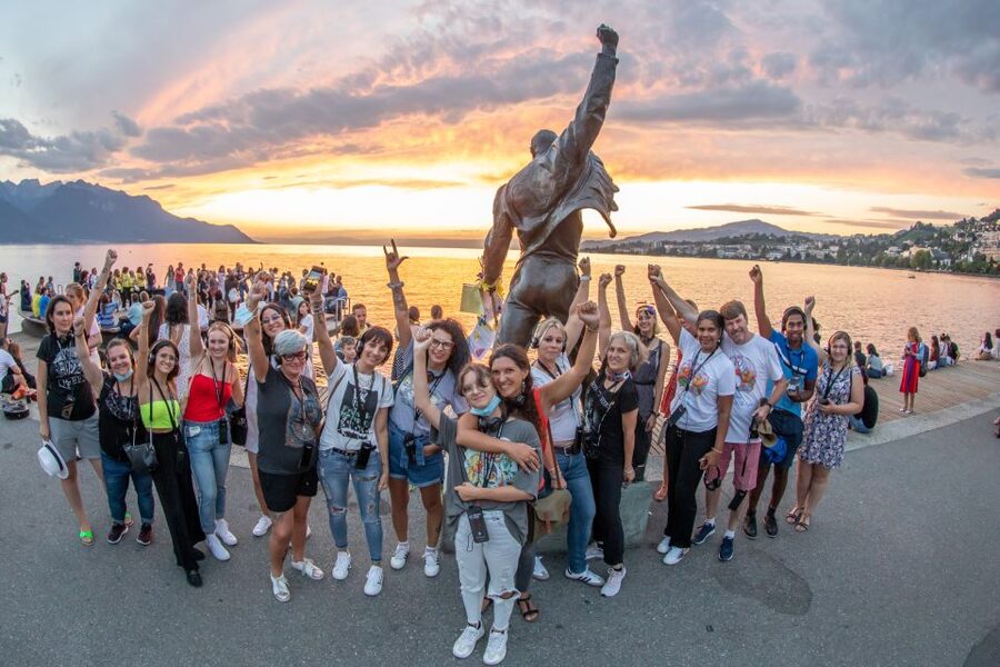 Montreux: In the Footsteps of Freddie Mercury - The Extended Walk: Montreux Casino, Then Freddie Mercury’s Statue