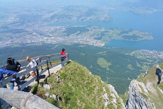 Mount Pilatus Summit from Lucerne With Lake Cruise - The aerial cableway to the Pilatus summit: quick ride, big payoff
