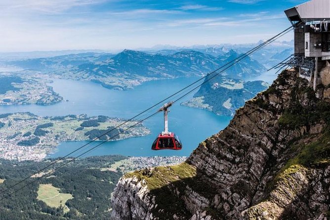 Mount Pilatus Summit from Lucerne With Lake Cruise - The world’s steepest cogwheel train down to Alpnachstad
