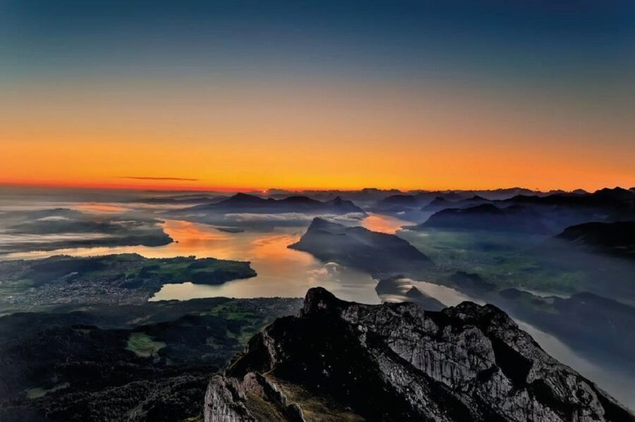 Mt. Pilatus and Mt. Titlis 2-Day Tour from Zurich - Lucerne overnight: Chapel Bridge area, lakeside strolling, and self-guided time