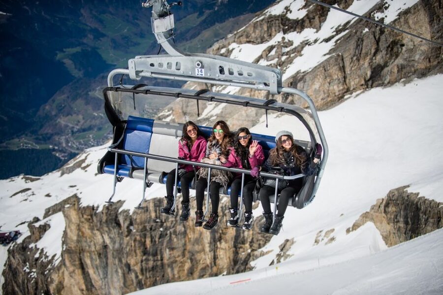 Mt. Pilatus and Mt. Titlis 2-Day Tour from Zurich - Day 2 on Mt Titlis: Engelberg access, the revolving cable car, Rotair, and Glacier Park
