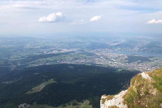 Mt. Pilatus & Lake Lucerne Cruise Small Group Tour | From Basel - Down the mountain: the cogwheel train and the views you get on the way back