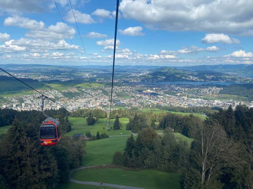 Mt. Pilatus & Lake Lucerne Small Group Tour | From Lucerne - The summit area: restaurant time versus a hike