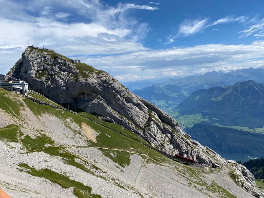 Mt. Pilatus & Lake Lucerne Small Group Tour | From Lucerne - Getting around the mountain: short bus, big payoff train timing