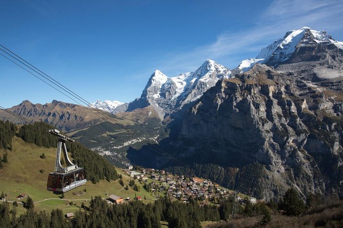 Mt. Schilthorn & Mürren Private Day Trip from Zürich - Cable car to Schilthorn: the views start before you reach the summit