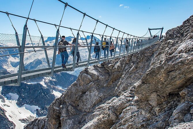 Mt. Titlis Glacier & Lucerne Old Town Tour | From Zurich - Glacier Cave: ice tunnels and the kind of air you can feel