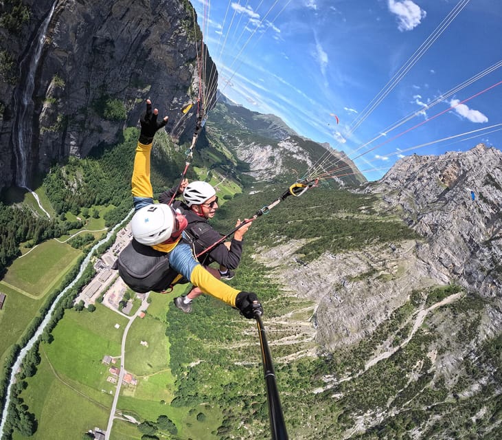 Mürren: Paragliding over Lauterbrunnen Cliffs and Waterfalls - What you actually pay for: $257 value in the air, not just the view