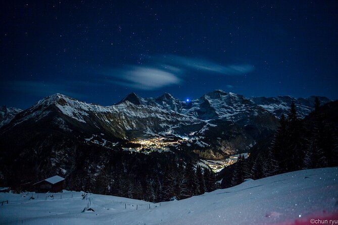 Night Sledding with Fondue - The 1-hour sled run: how the moonlit descent really feels