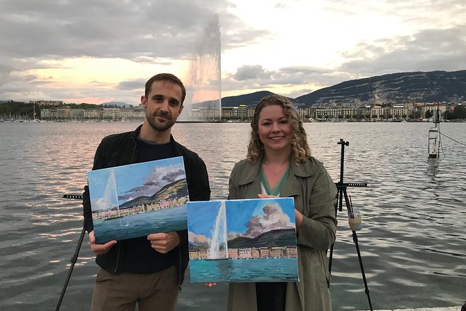 Painting Master Class by the Geneva Lake - Stop 3, Lake Geneva: learning depth without getting lost in detail