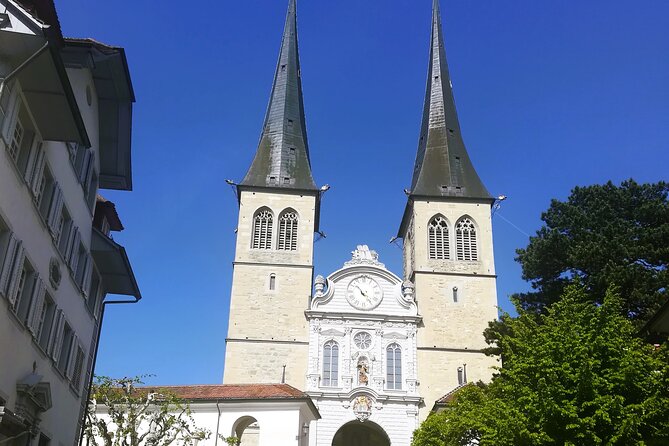 Private city tour in lucerne - Stop 4 at the Jesuit Church: a focused church stop in 10 minutes