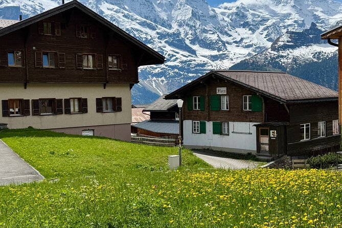 Private day trip to Lauterbrunnen Interlaken and Mürren - Stop 4, Stechelberg to Mürren: The Steepest Cable Car in the World
