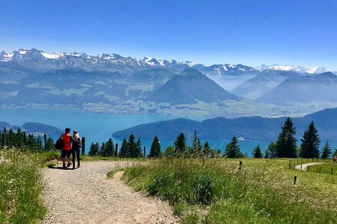 Private Guided Day Trip to Pilatus - The Pilatus cogwheel railway: the 48% grade descent to Alpnachstad