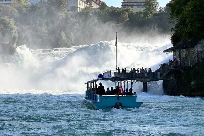 Private Magic Waterfall Adventure Tour to Rhine Falls with Pickup - Schaffhausen first: the day gets set up before the big waterfall