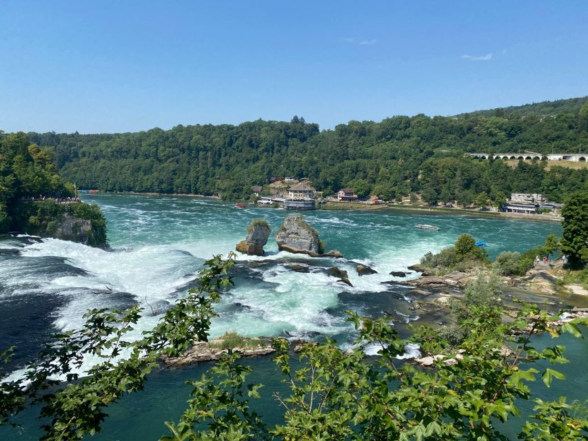 Private Tour to the Rhine Falls with Pick-up at the Hotel - Going down toward the falls with the glass elevator