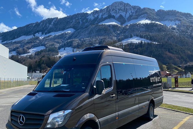 Private transfer from Bern City to Zurich Airport - The drive details: WiFi, bottled water, and comfort you can feel