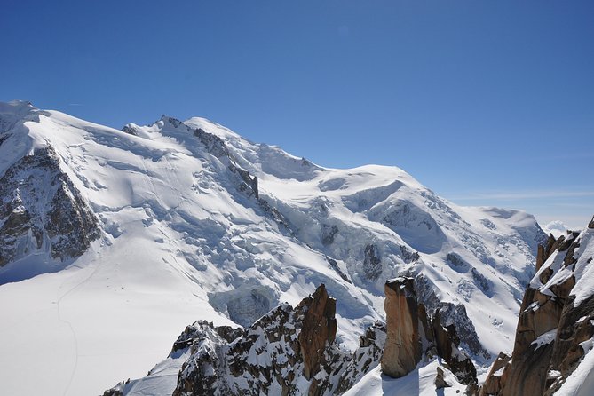 Private Transport to Chamonix from Geneva with driver-guide - Mont Blanc stop: charming Chamonix streets plus the big peak in view