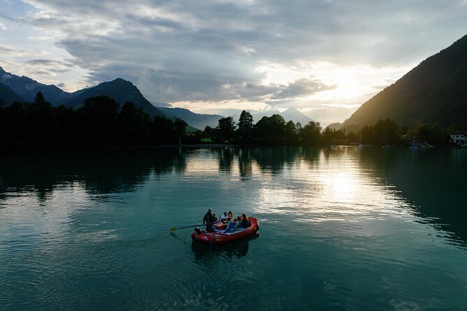 Raclette Rafting in Interlaken - Timing at 6:00 pm and how darkness affects your photos