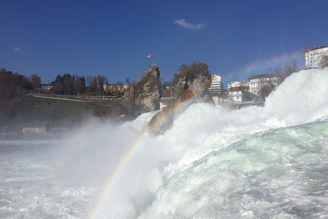 Rhine Falls Coach Tour incl. entry tickets from Zurich - Castle Laufen and Historama: a history break that stays short