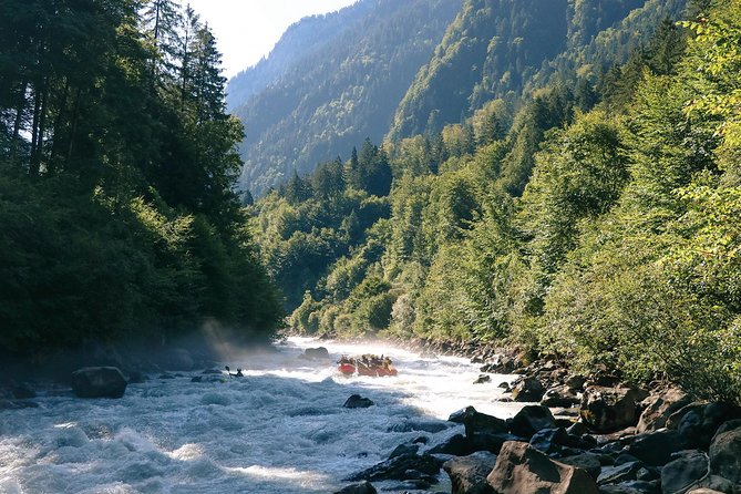River Rafting Lütschine in Bernese Oberland - Lake of Brienz payoff: the calm drift and a quick swim option