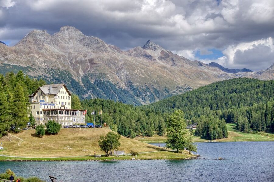 St. Moritz: Private Guided Town Highlights Walking Tour - St. Mauritius Fountain by the town hall, Roman roots in a modern setting