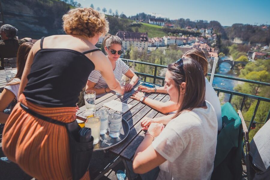 Taste my Fribourg Self-Guided Food Tour - Stop 4: Le Sauvage for the plated finale with regional wine and dessert