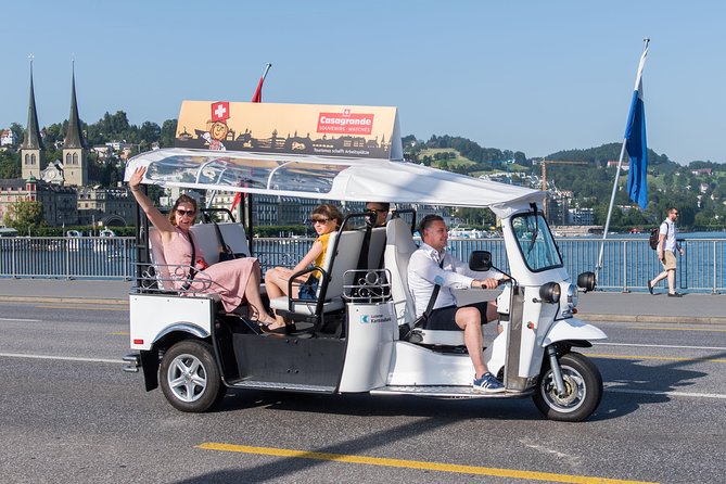 The heart of Lucerne with the Etuktuk - How the 60-minute route plays out in real life