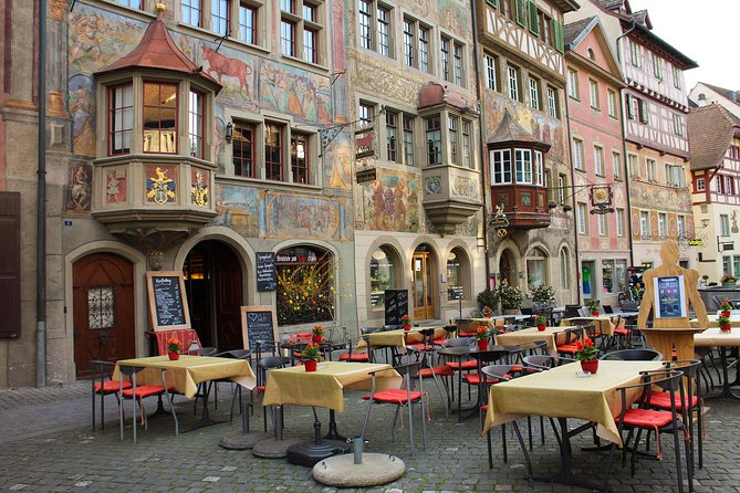 Trip to 4 Countries: Liechtenstein, Austria, Germany, Switzerland - Lindau, Germany: harbor icons and an easy two-hour stroll