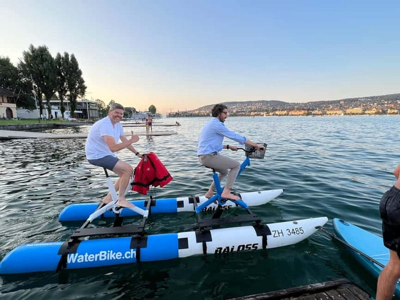Waterbike on Lake Zurich - Your 1-Hour Waterbike Ride: How to Think About Pace and Viewing