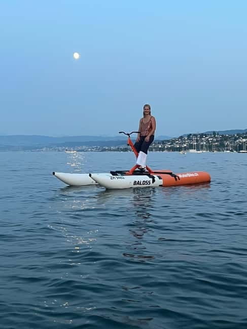 Waterbike on Lake Zurich - Single vs Tandem Waterbikes, Plus the SUP Mattress Option