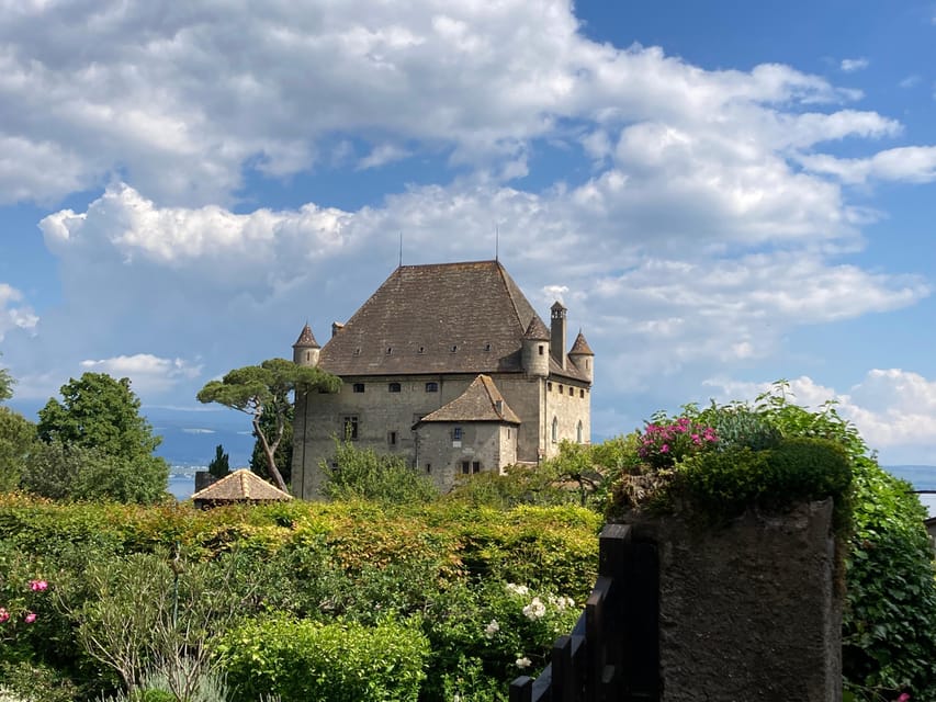 Yvoire medieval village : Walking Guided Tour - Fishing Port, New Marina, and the Lake Geneva Panoramas
